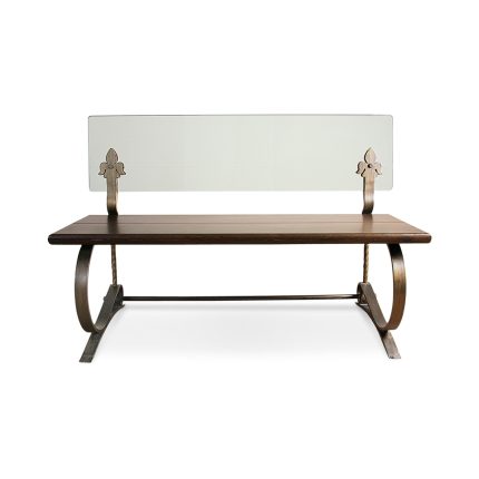 Glass Back Bench_Front