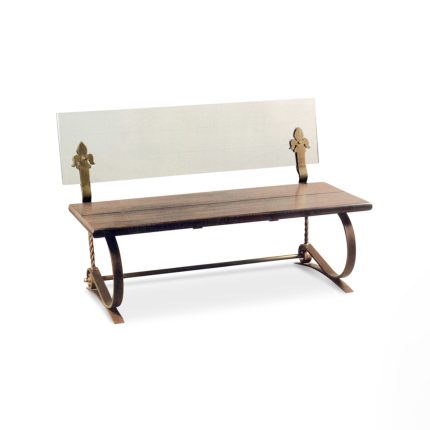 Glass Back Bench_Angle