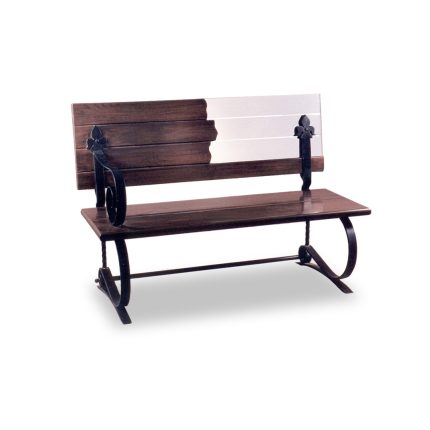 Semi Glass Back Bench_Angle