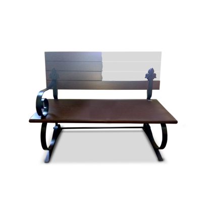 Semi Glass Back Bench_Front