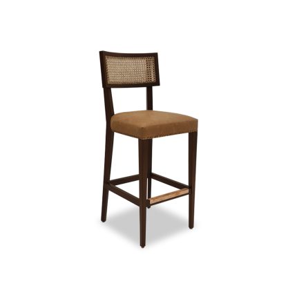 Cane Bar stool_Angle