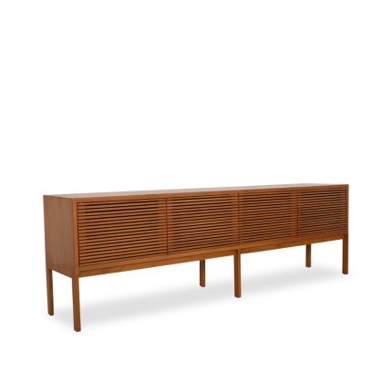 Mid-Century Modern Media Console_Angle