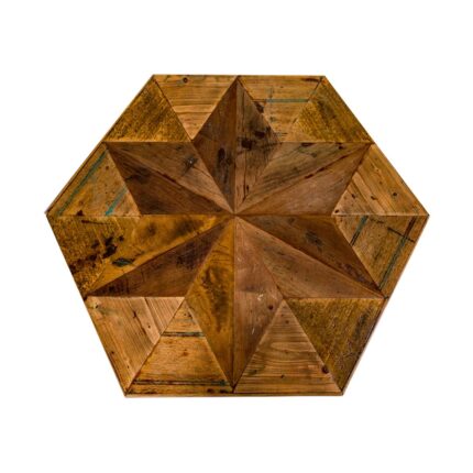 Hexagon Mango wood tables_Top