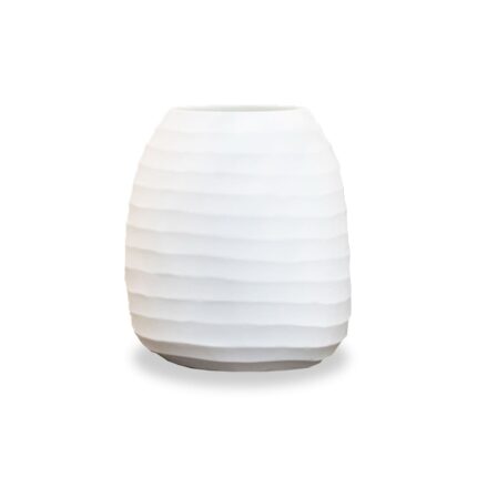 Ribbed Glass Vase_medium