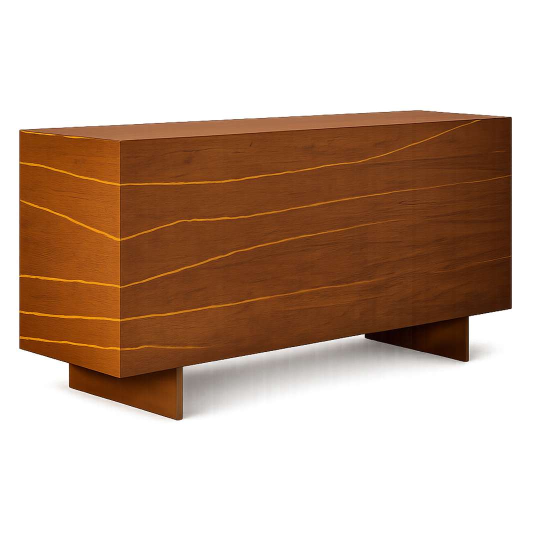 Contour Marquetry Bar